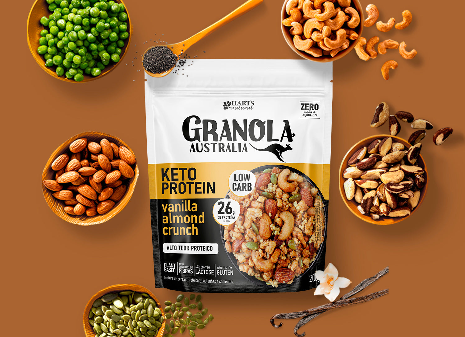 Menos açúcar. Sabor ainda em primeiro plano. — AUSTRALIA