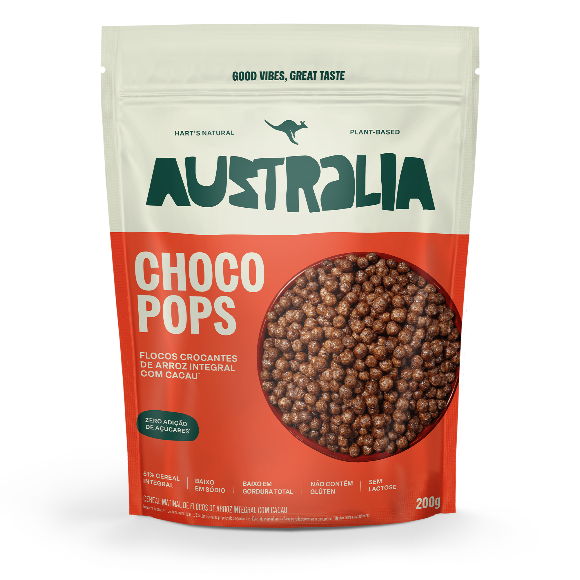 ChocoPops Chocolate Zero Açúcar | AUSTRALIA
