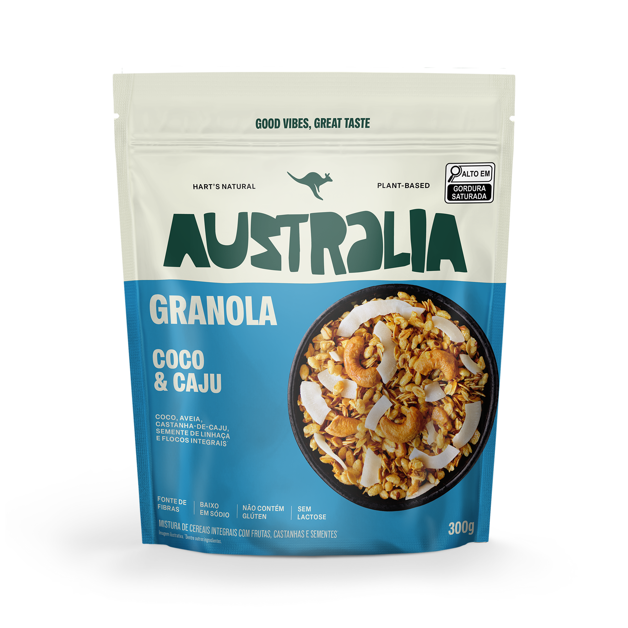 Australia Granola coco e caju Australia Vibes – Australia Vibes