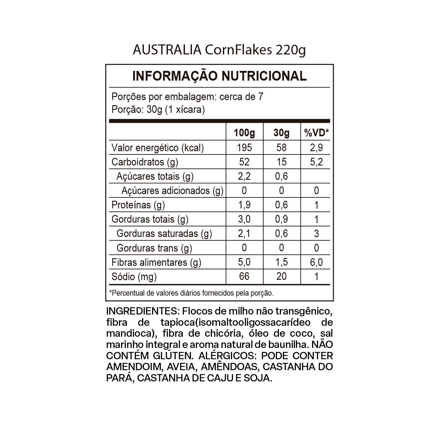 Australia CornFlakes Vanilla