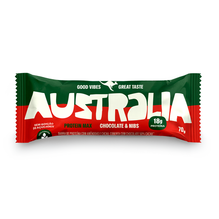 AUSTRALIA Protein Max Chocolate & Nibs.