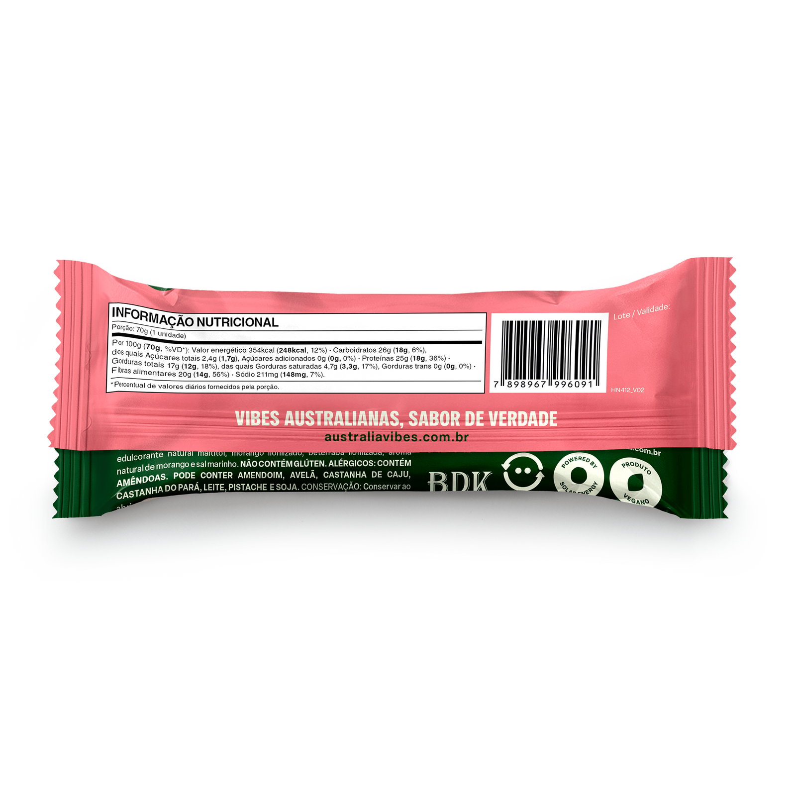 Australia Protein Max morango e chocolate.