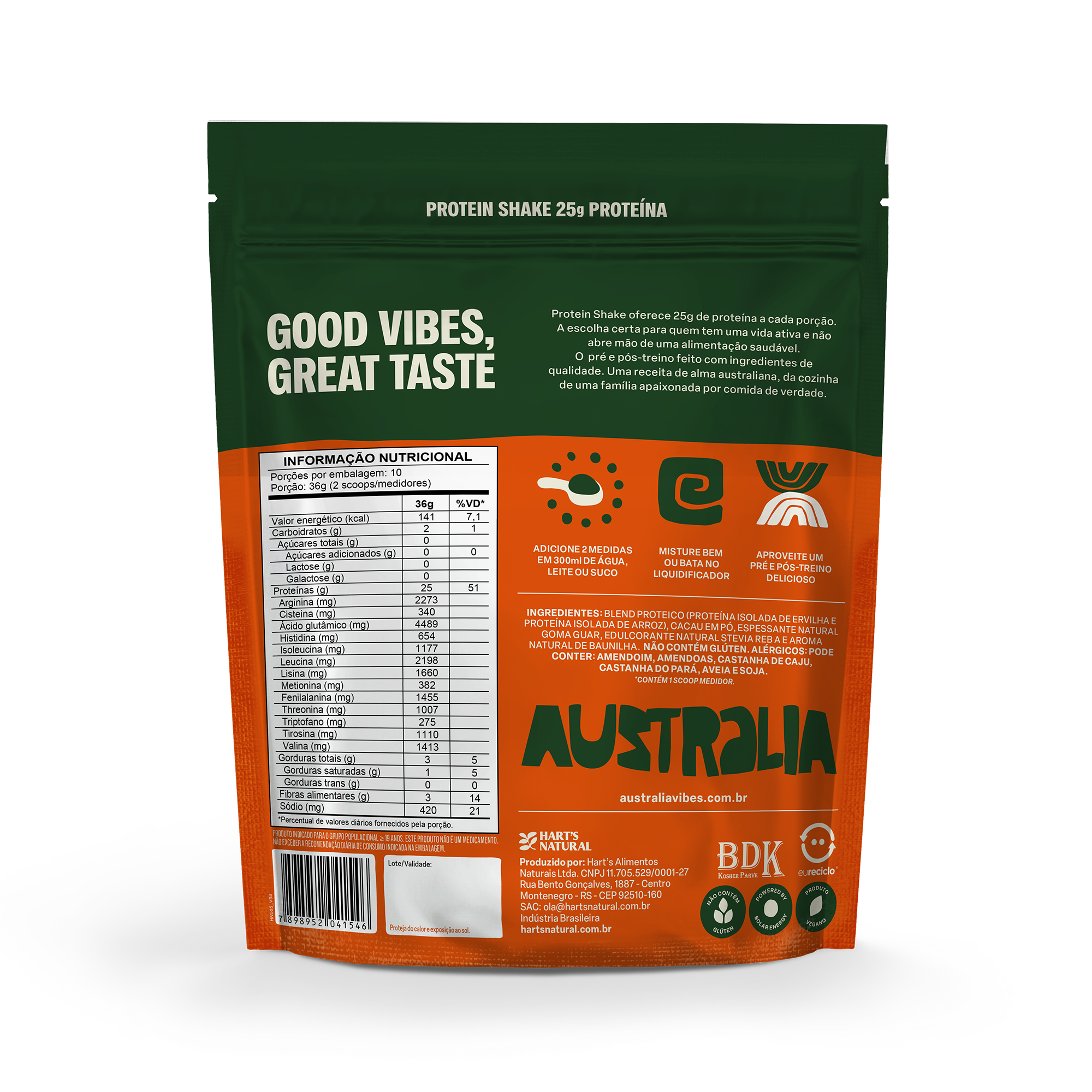 Australia Protein Chocolate Pouch
