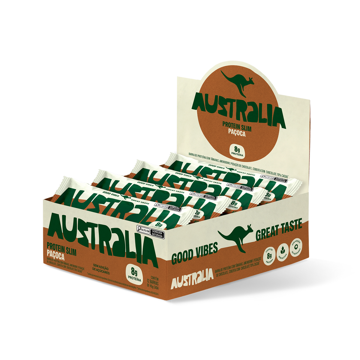 AUSTRALIA Protein Slim Paçoca.