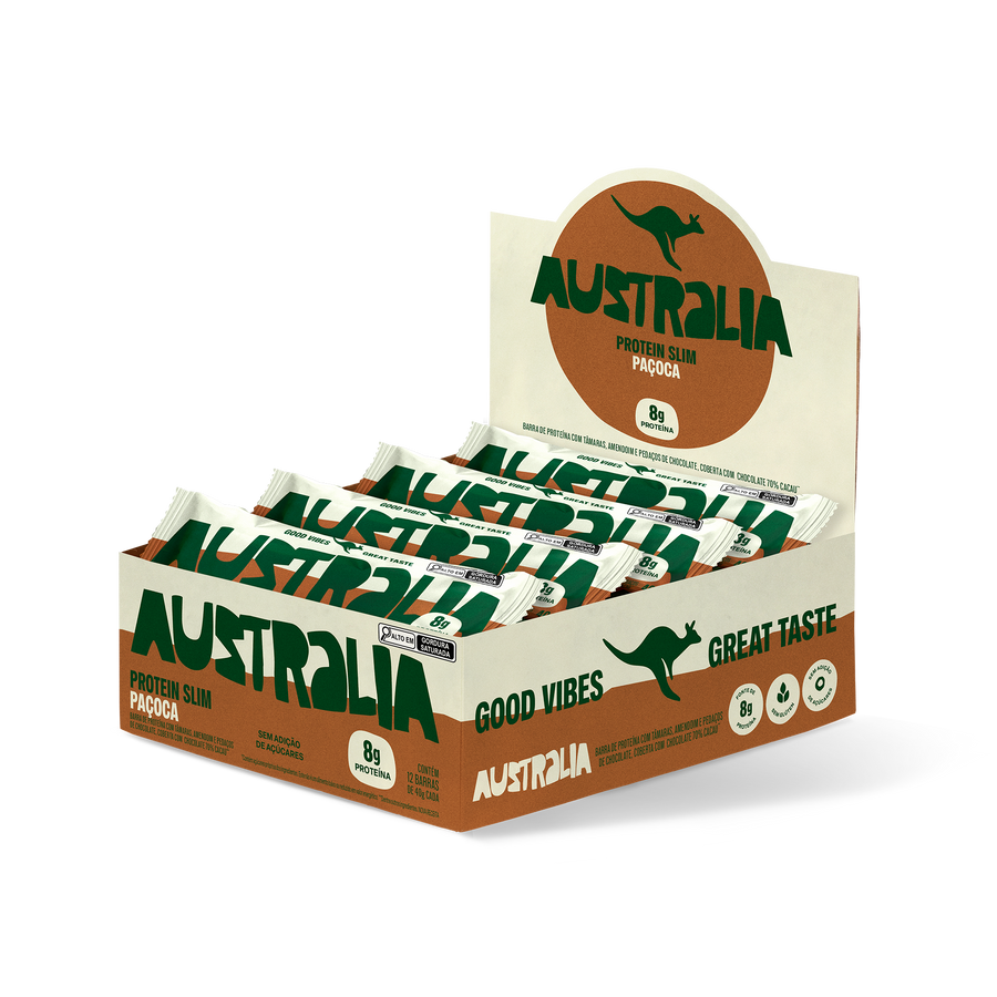 Australia Protein Slim Paçoca.