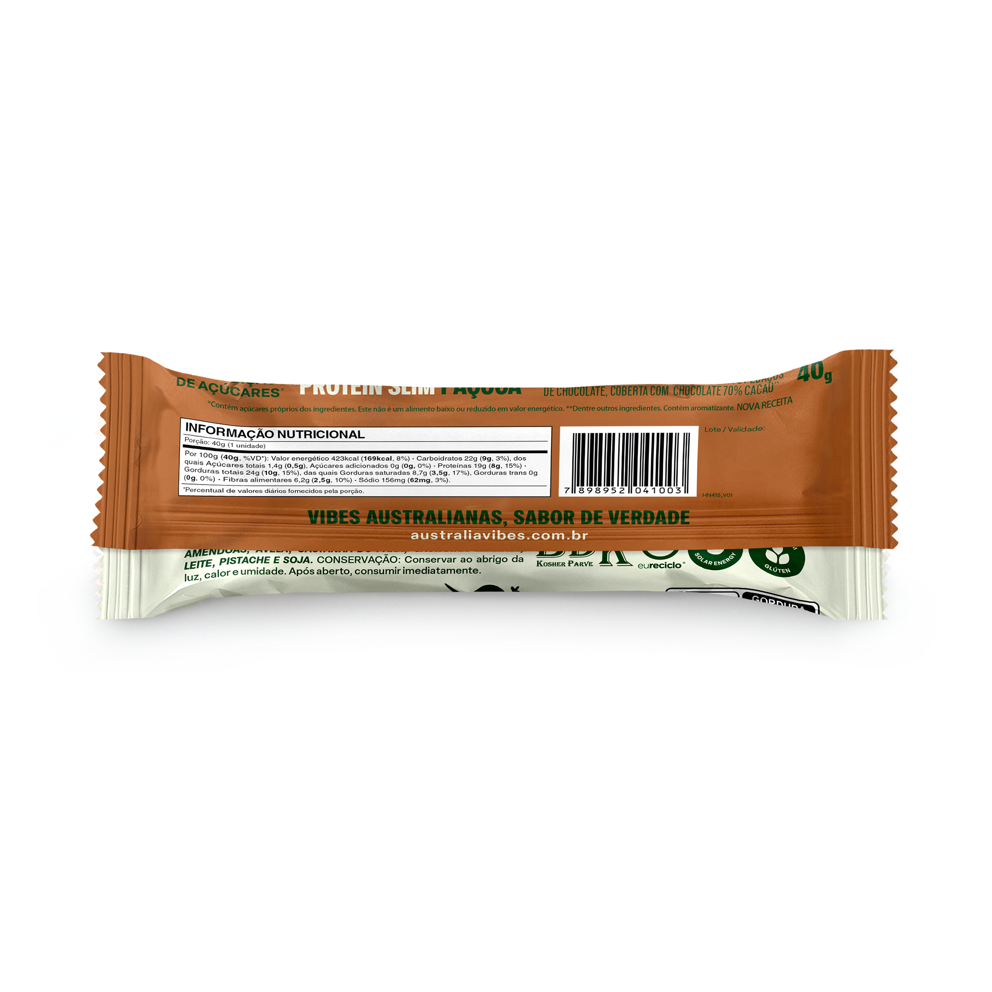 AUSTRALIA Protein Slim Paçoca