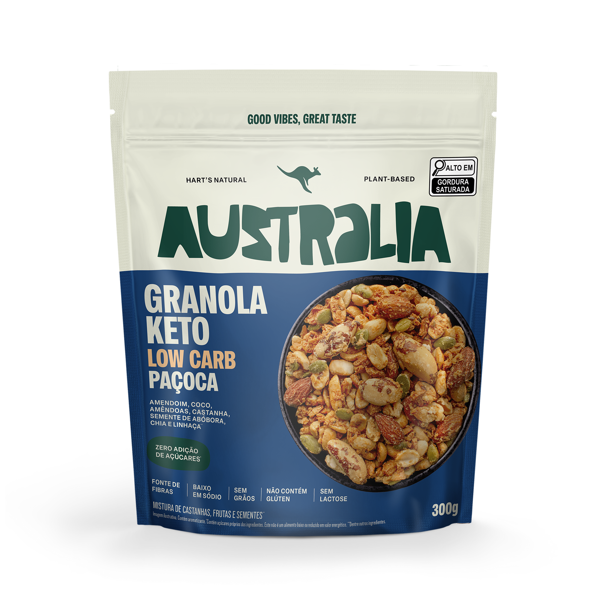 Australia Granola KETO Paçoca.