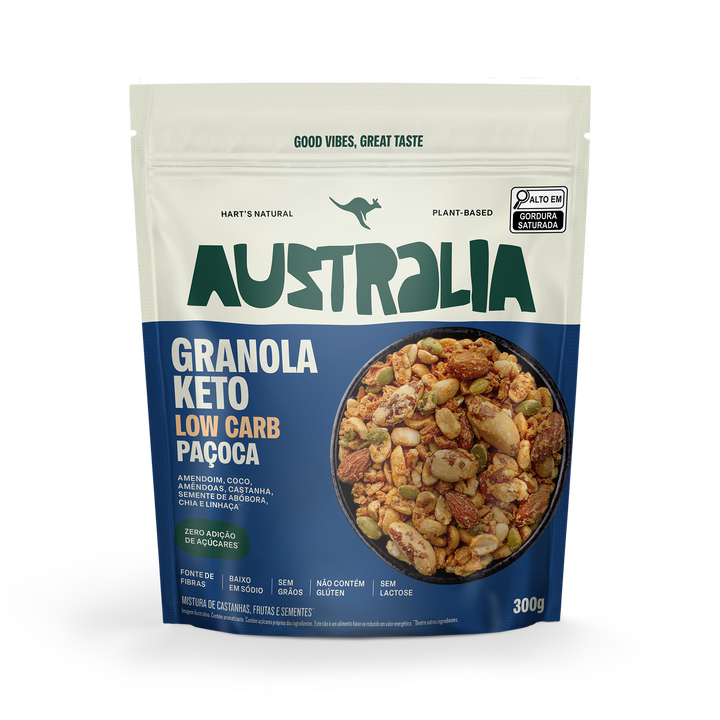 Australia Granola KETO Paçoca.