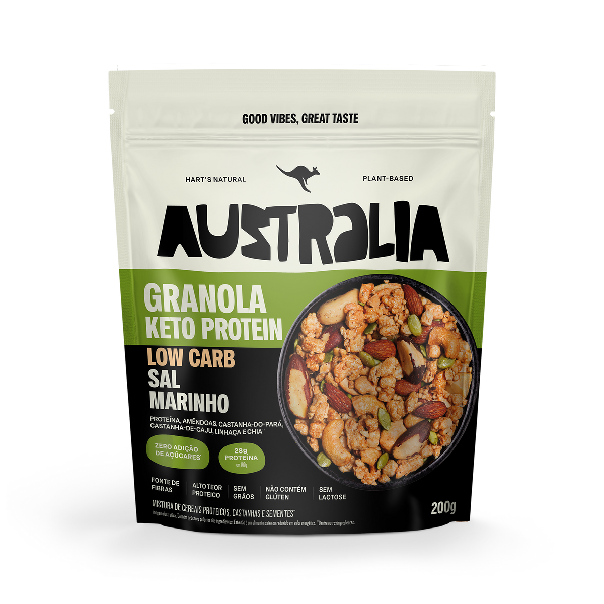 Australia Granola KETO Protein Sal Marinho.