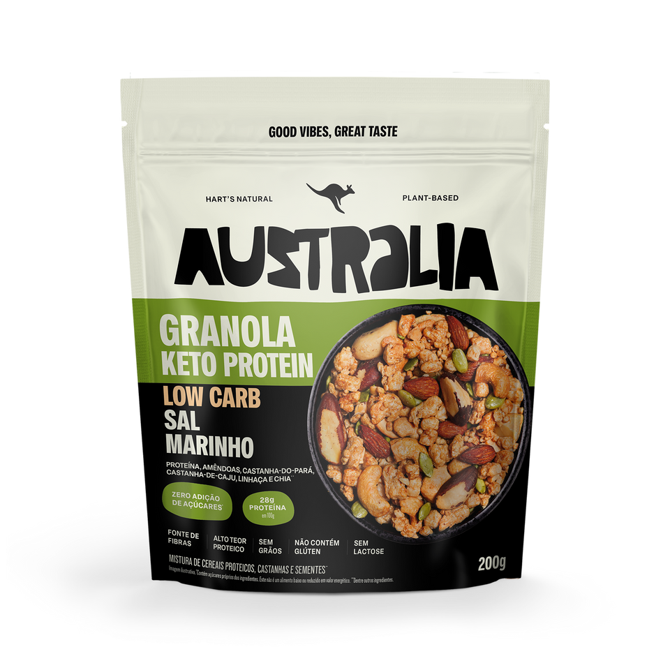 Australia Granola KETO Protein Sal Marinho.
