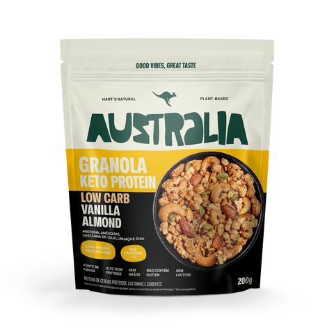 Australia Granola Keto Protein Baunilha & Amêndoas