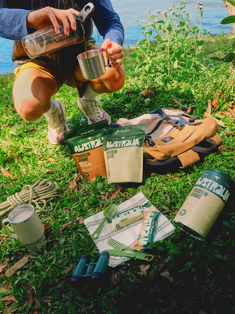 Momento de consumo Australia Vibes em composição editorial