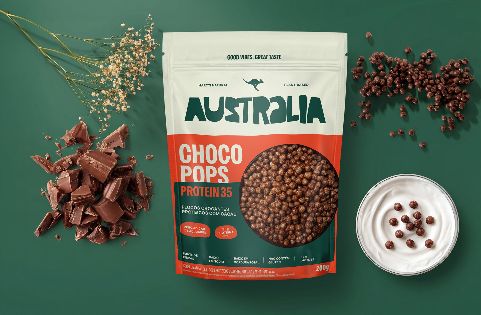 Ingredientes de Australia ChocoPops Protein 35