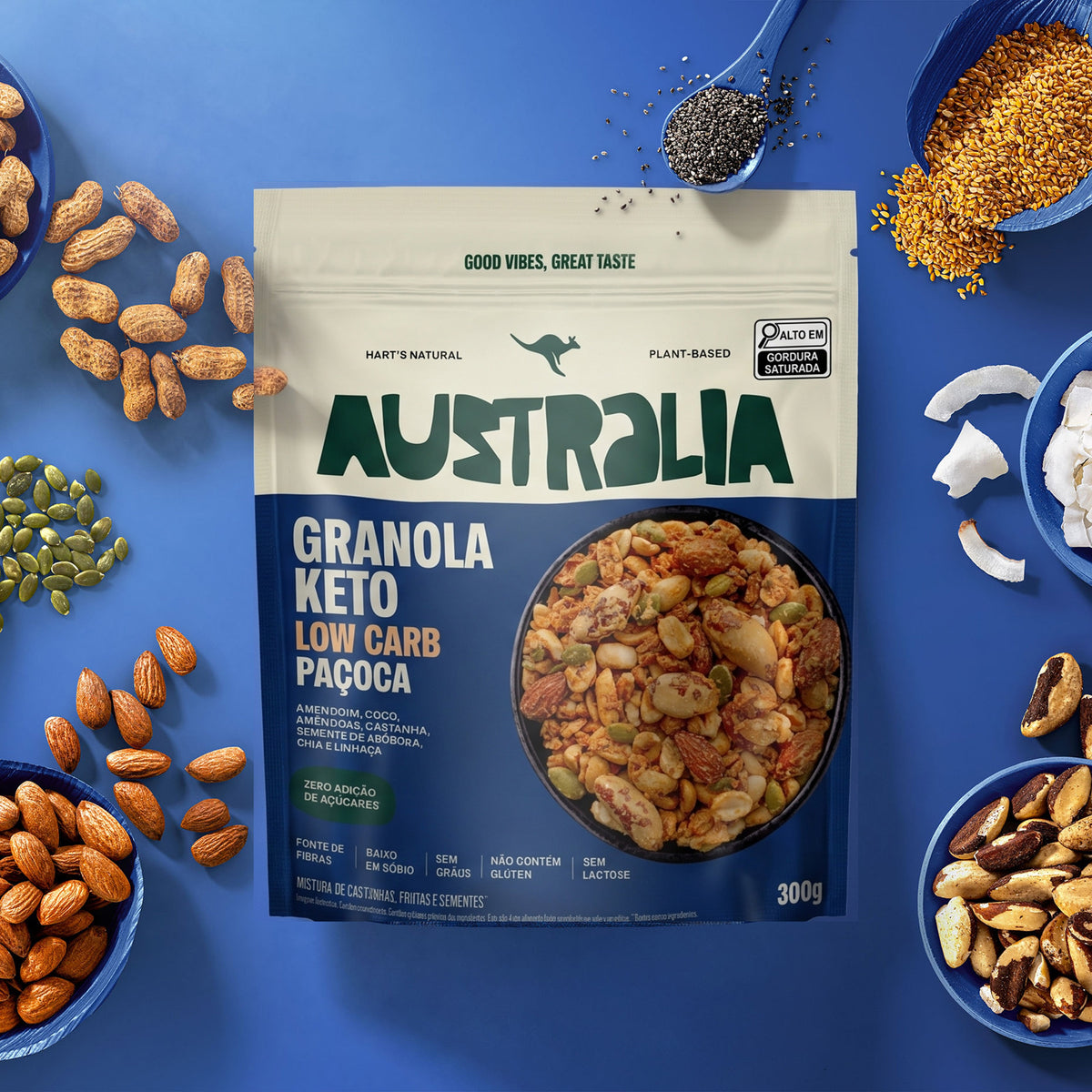 Australia Granola Keto Paçoca