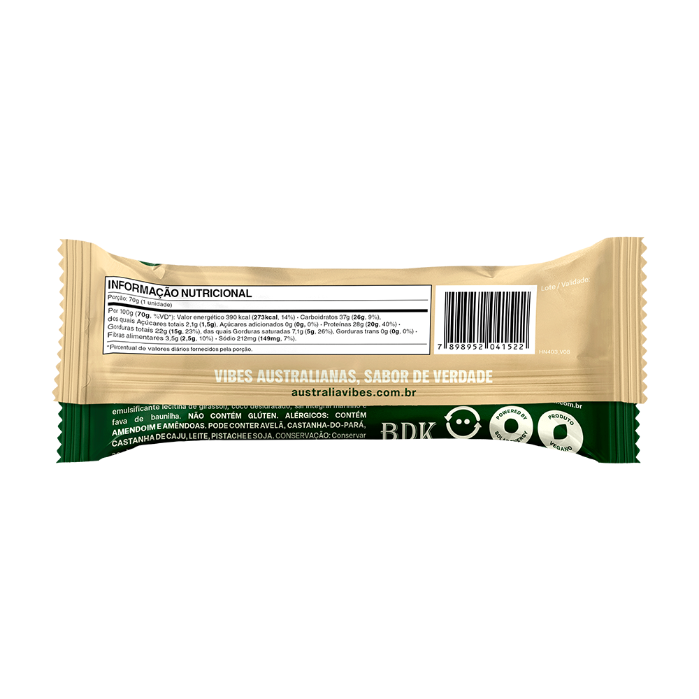 AUSTRALIA Protein Max Vanilla & Coco - A Barra Zen com 20g de Proteína