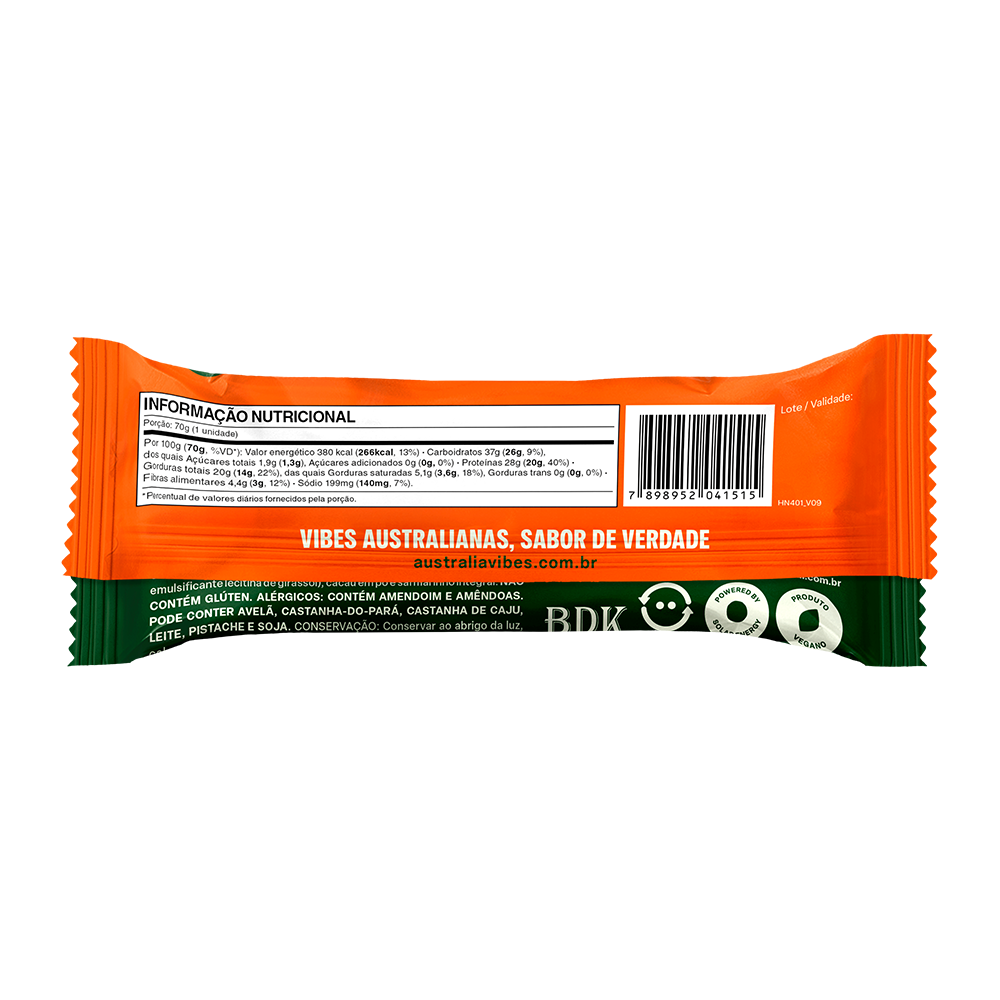 Australia Protein Max amêndoa e chocolate.