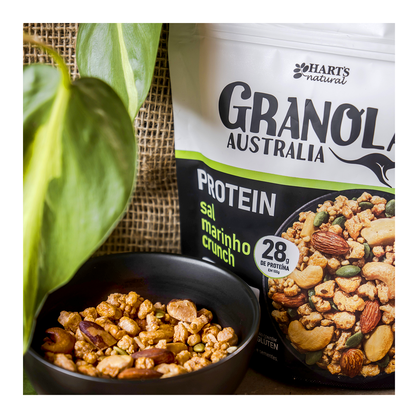Australia Granola KETO Protein Sal Marinho (28g de PROTEÍNA)
