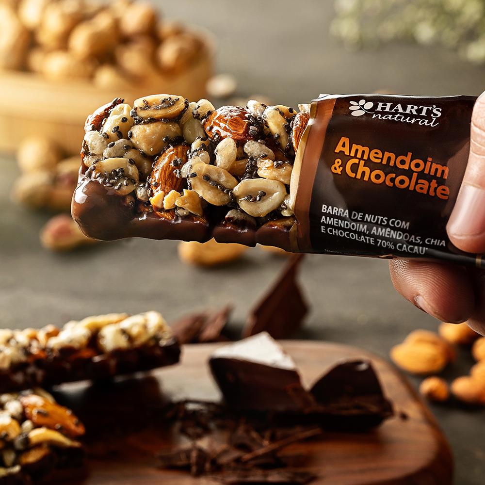 Australia nuts amendoim e chocolate.