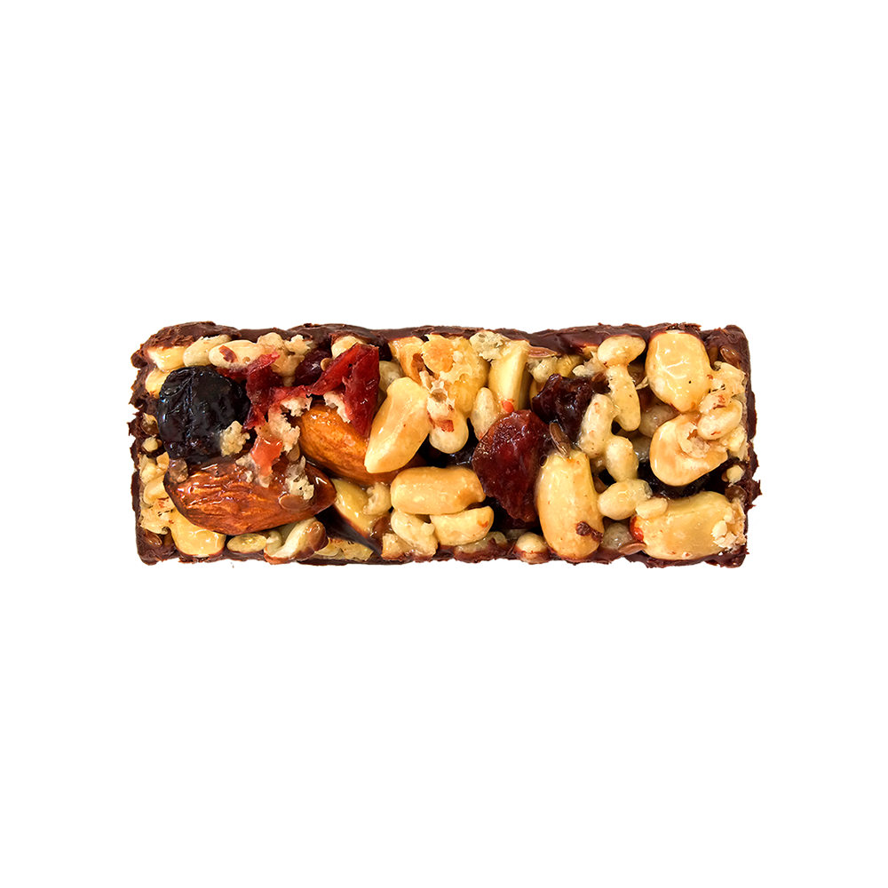 Australia nuts cranberry e chocolate.