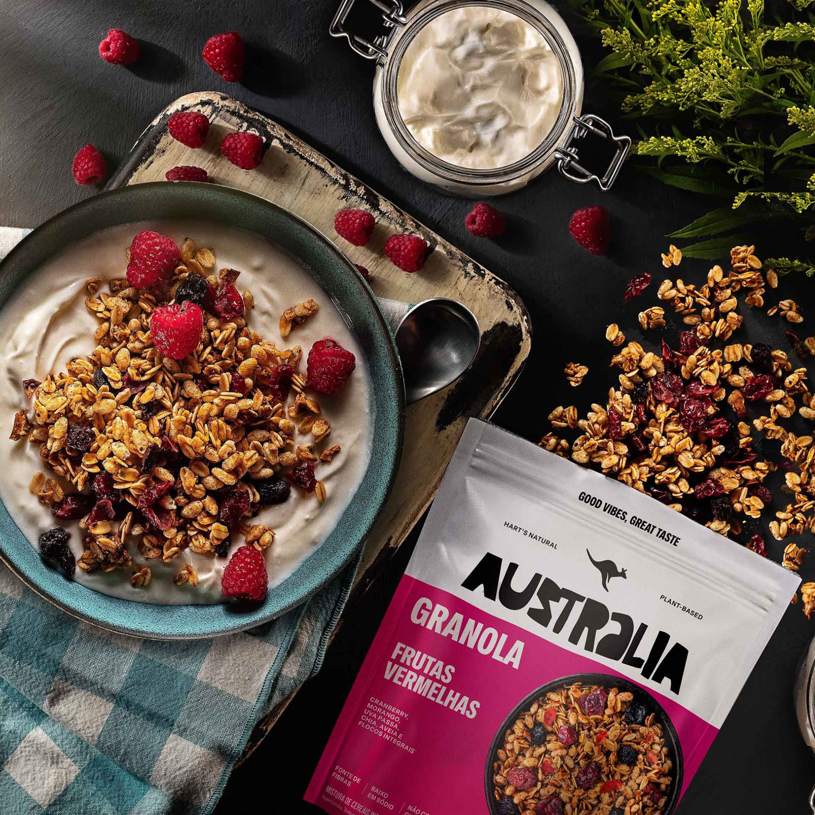 Australia Granola Frutas Vermelhas.