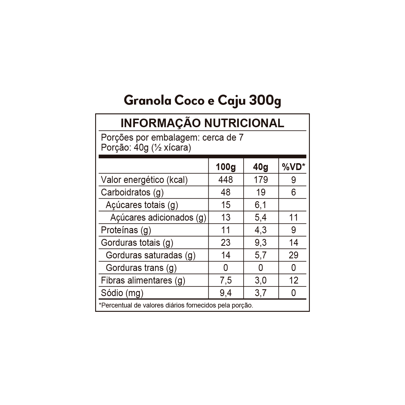 Australia Granola Coco & Caju