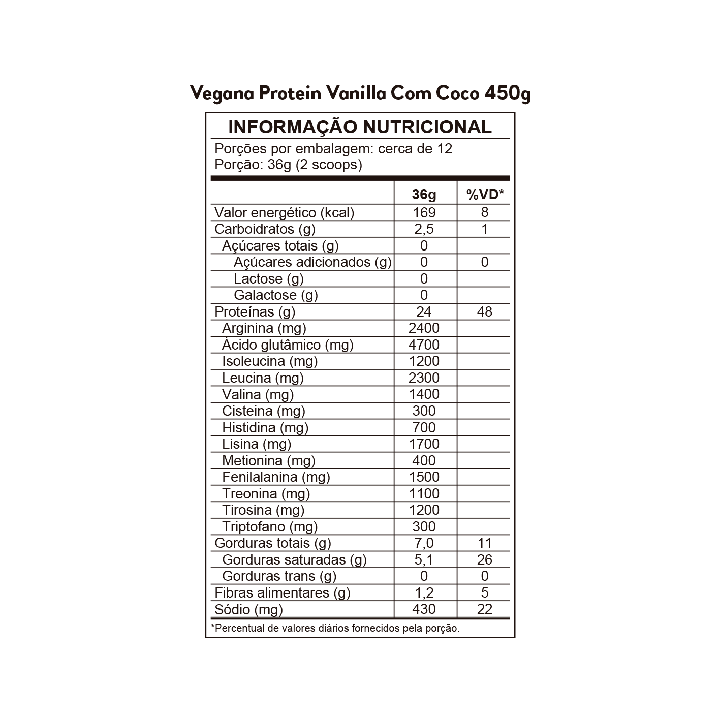 Coconut com Baunilha (24g de proteína)